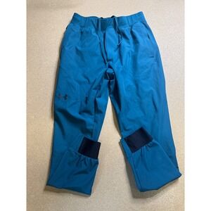 Under Armour Joggers Training Pants Athletic Fitted Teal Blue Mens M $78‎